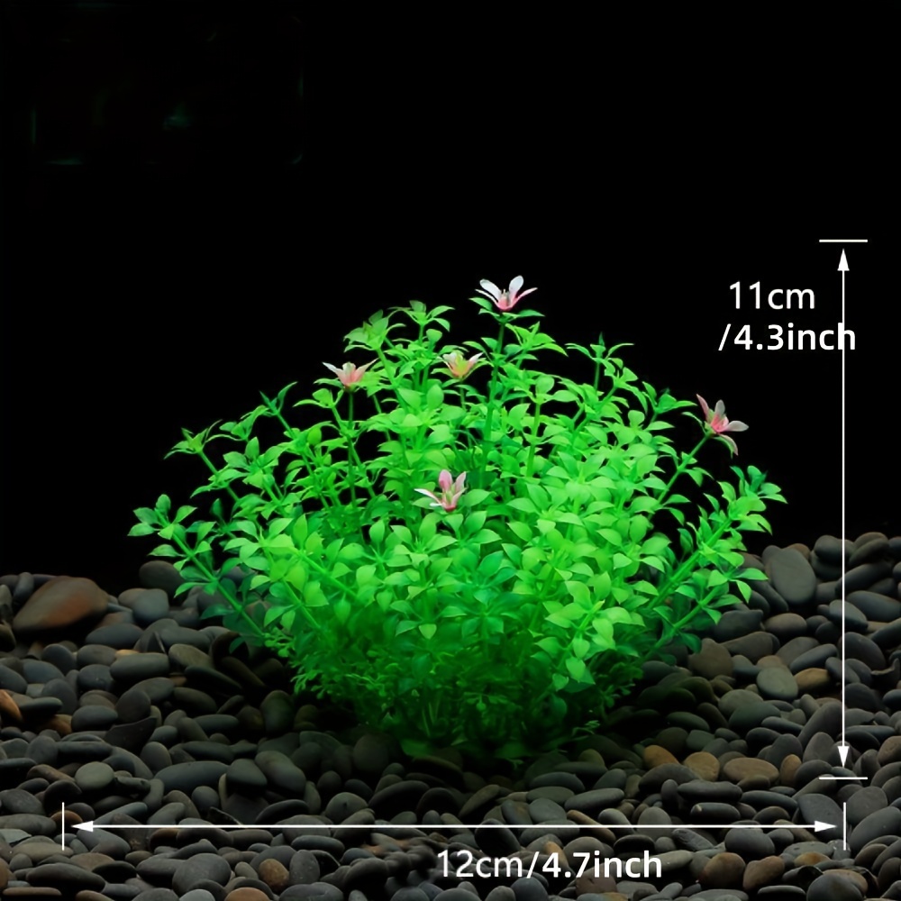 Planted Aquarium Materials - زينة حوض السمك، نباتات بلاستيكية اصطناعية،