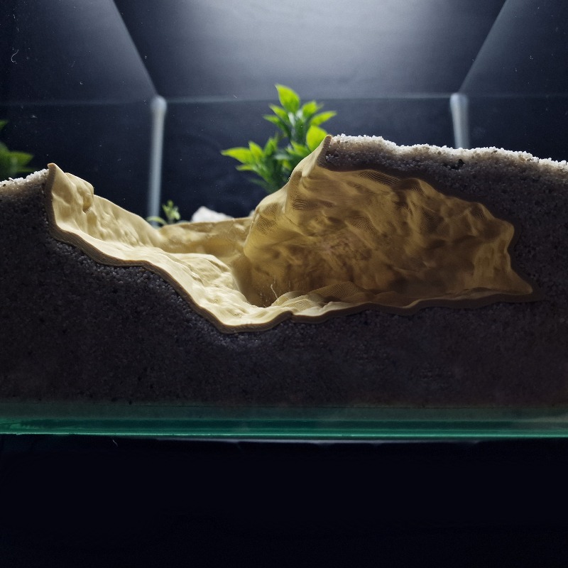 Aquasoil Substrate - إخفاء الحيوانات الأليفة من الصخور الطبيعية