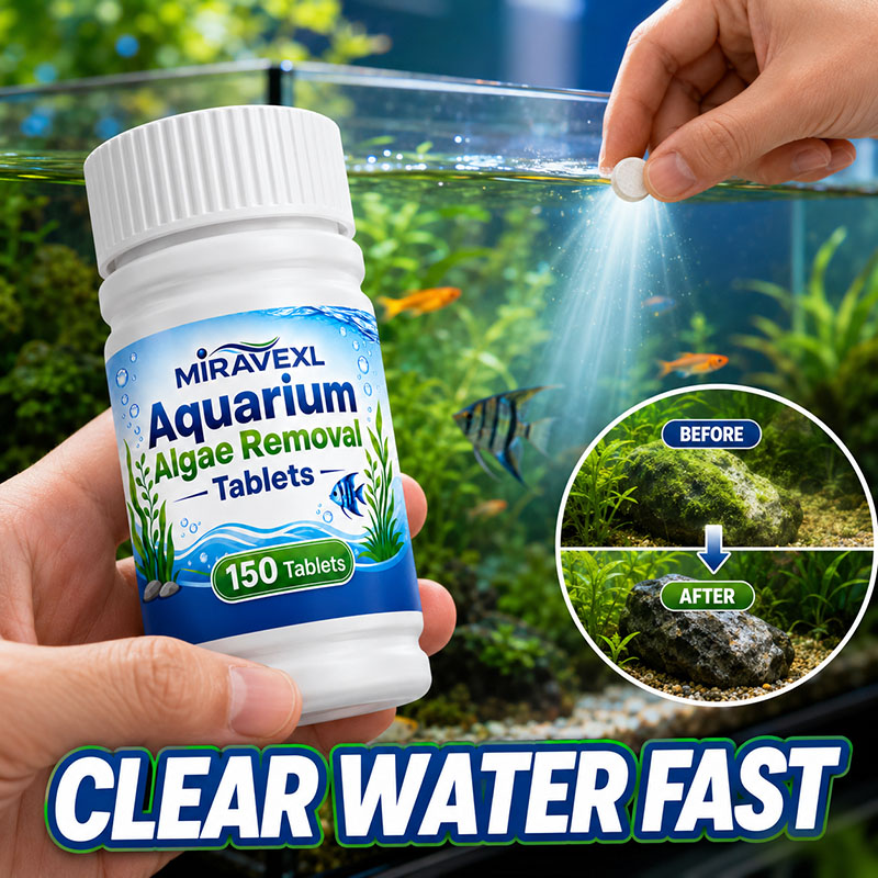 Aquarium Plant Grass - أقراص ميراڤيكس إل 150 لإزالة الطحالب