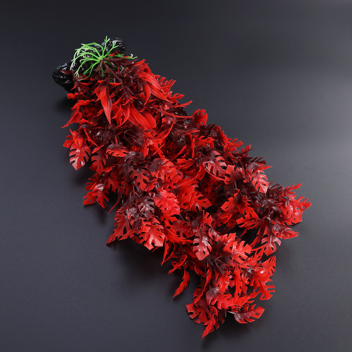 Aquarium Plant Red - نبات مائي اصطناعي بأوراق حمراء بطول