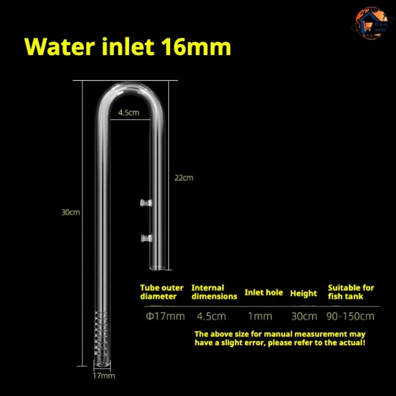 Surface Skimmer Nano - أنبوب زجاجي زنبق الفاوانيا تدور سطح