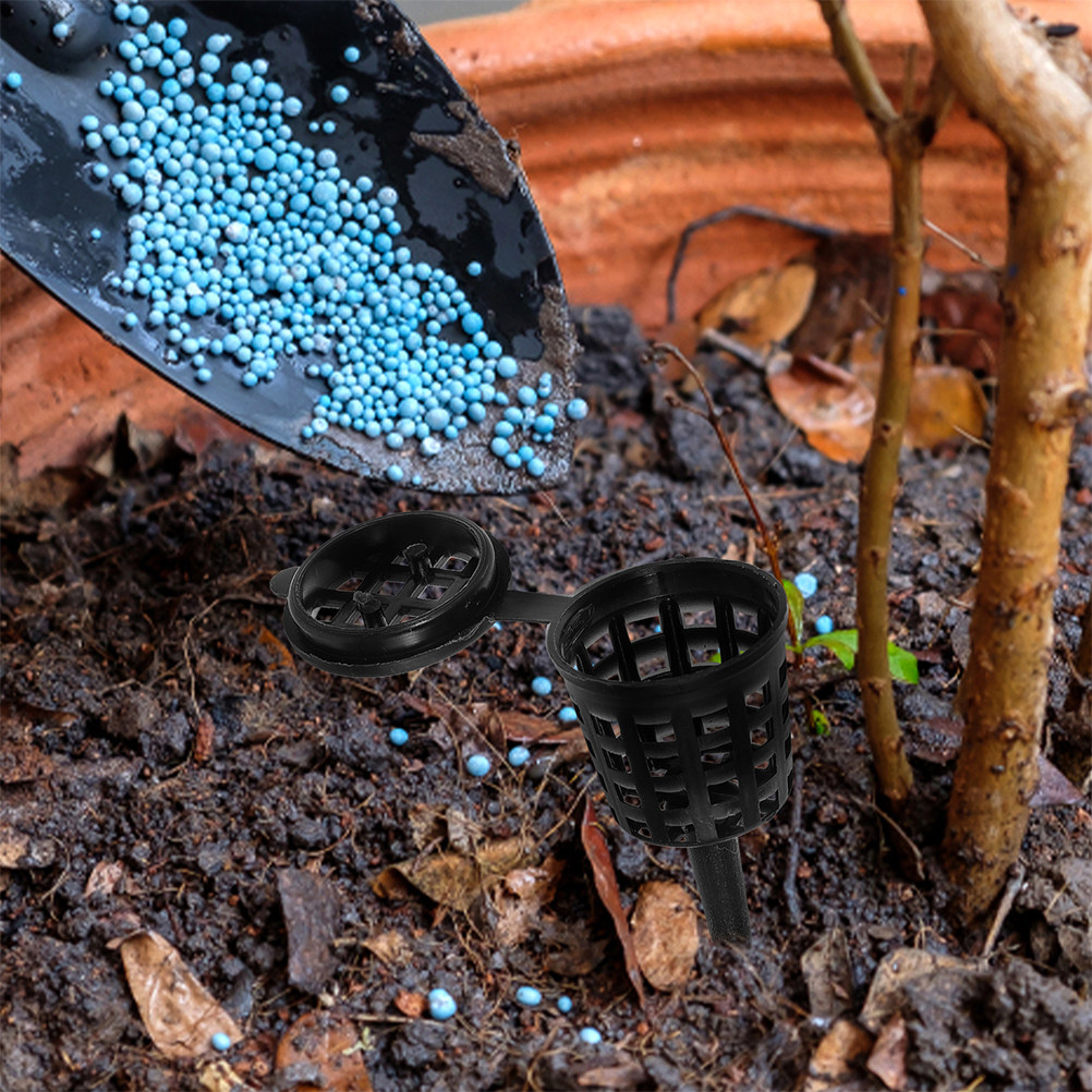 Planted Aquarium Fertilizer - 120 قطعة، غطاء سلة سماد، حاوية
