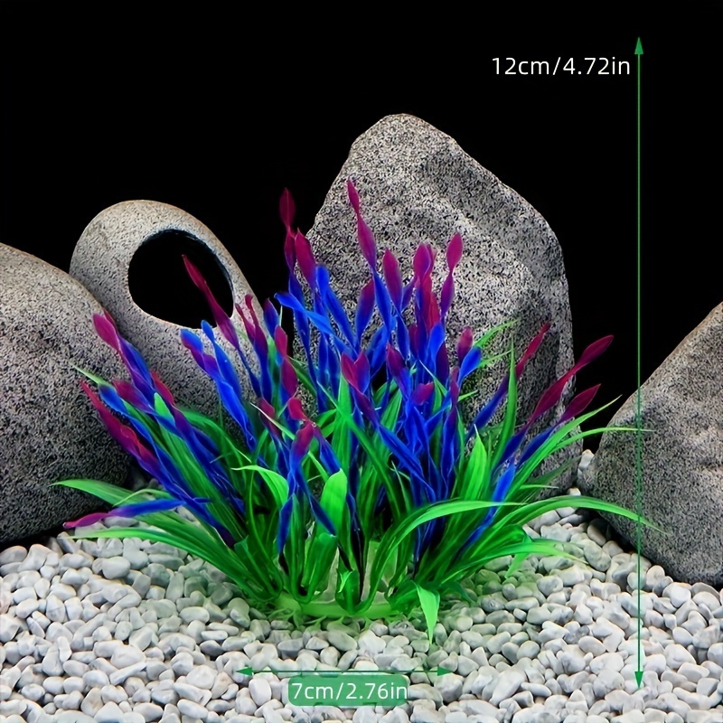 زينة حوض السمك، نباتات بلاستيك - مراجعة Planted Aquarium Materials وسعره