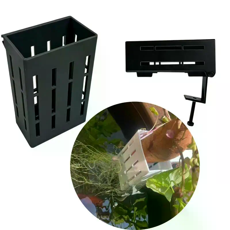1 قطعة سلة دعم للزراعة المائية - مراجعة Aquarium Plant Grass وسعره