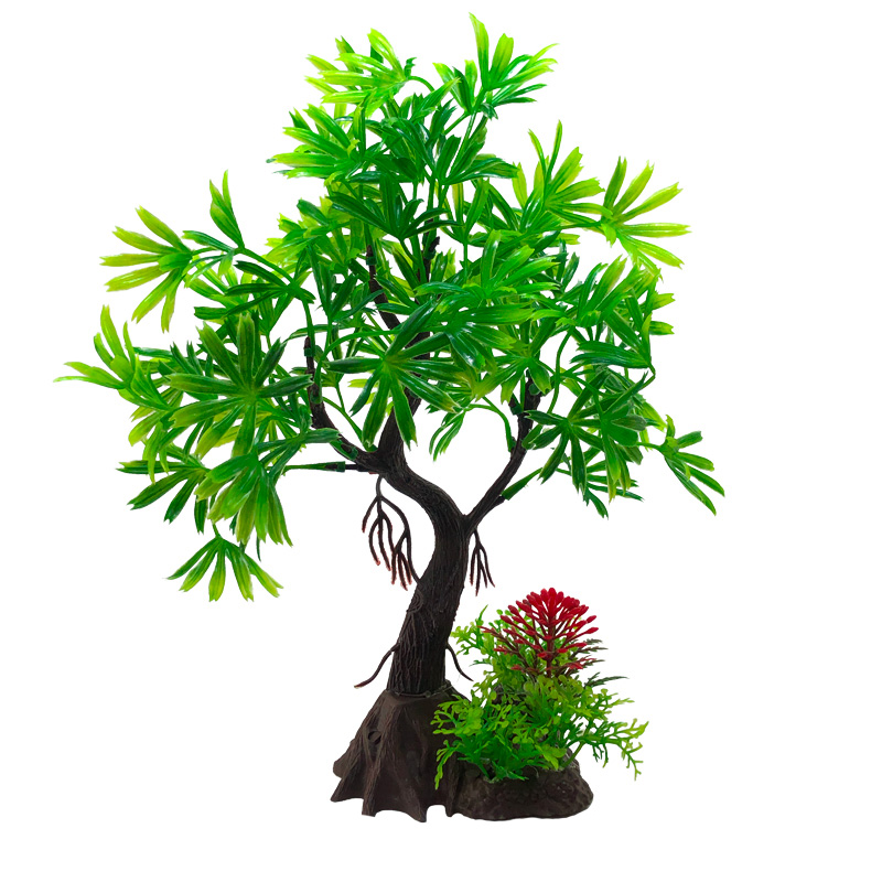 زينة حوض السمك الاصطناعية، نبا - مراجعة Planted Aquarium Materials وسعره