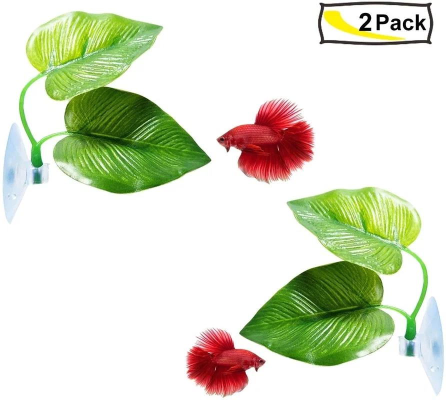 أرجوحة أوراق السمك بيتا محاكاة - مراجعة Planted Aquarium Materials وسعره
