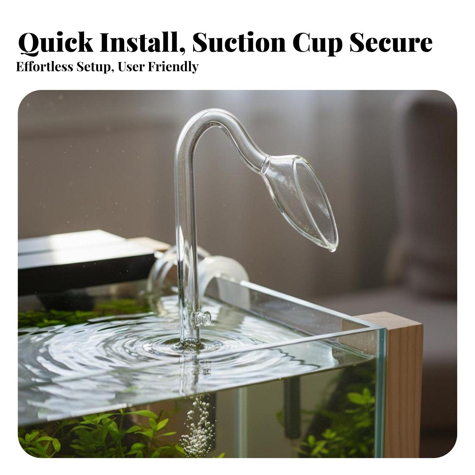 مصفاة زنبق زجاجية عالية الشفاف - مراجعة Aquarium Planted Tank Setup وسعره