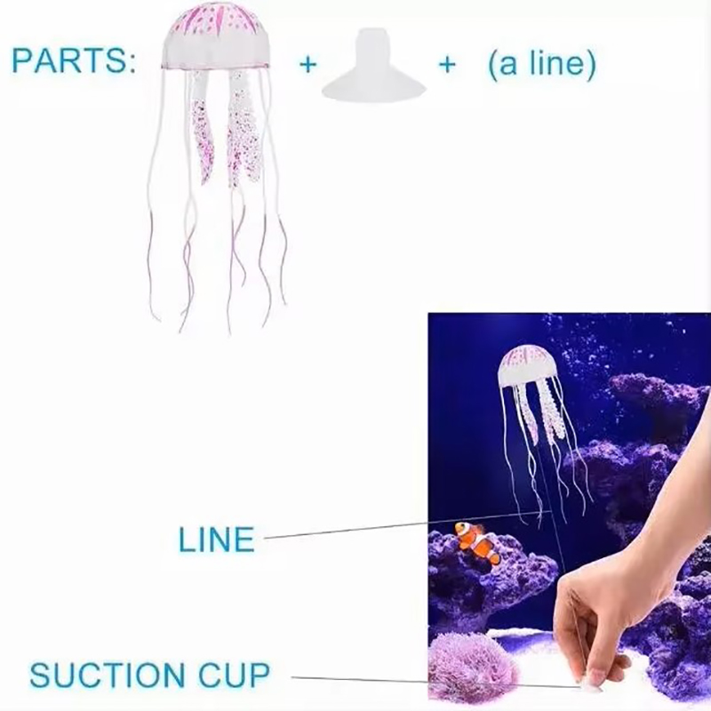 السباحة الاصطناعية مضيئة قنديل - مراجعة Aquarium Plant Dip وسعره