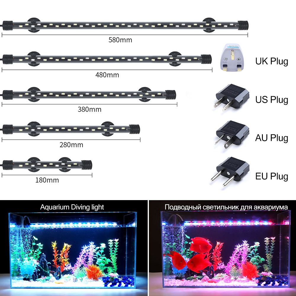 90-260 فولت حوض السمك ضوء LED  - مراجعة Aquarium Plant Iron وسعره