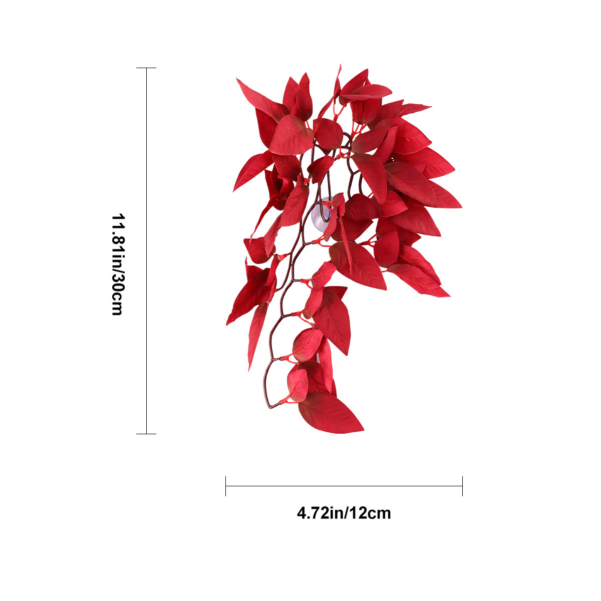 نبات اصطناعي واقعي باللون الأح - مراجعة Aquarium Plant Red وسعره